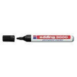 EDDING ανεξίτηλος μαρκαδόρος 3000, 1.5-3mm, επαναγεμιζόμενος, μαύρος