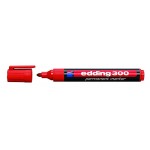 EDDING ανεξίτηλος μαρκαδόρος 300, 1.5-3mm, επαναγεμιζόμενος, κόκκινος