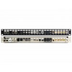 DELOCK Keystone Patch Panel, για 19" rack, 24 ports, Black