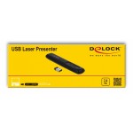 DELOCK Τηλεχειριστήριο παρουσιάσεων 64092 με laser, ασύρματο, έως 30m