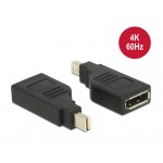 DELOCK Αντάπτορας mini Displayport(M) σε Displayport(F), 4K, 90° Turned