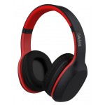 CELEBRAT Bluetooth headphones A18-BKRD, wireless & wired, μαύρο-κόκκινο