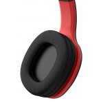 CELEBRAT Bluetooth headphones A18-BKRD, wireless & wired, μαύρο-κόκκινο