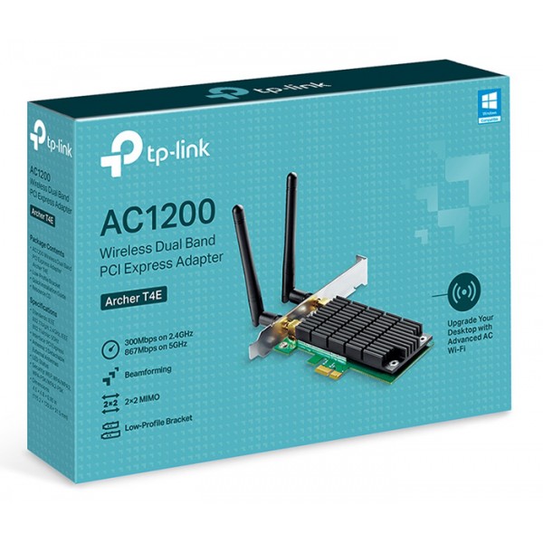 TP-LINK Wireless PCI Express Adapter ARCHER T4E, Dual Band, Ver. 1.0