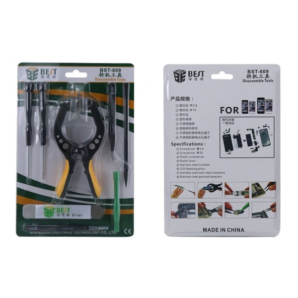 BEST Repair Tool Kit BST-609, για iPhone, 8 τμχ