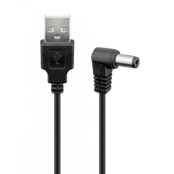 POWERTECH Καλώδιο USB 2.0(M) σε DC 5.5x2.5mm (F) CAB-U120, copper, 1.5m