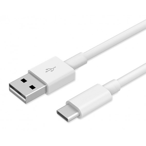 POWERTECH Καλώδιο USB 2.0 σε USB Type C, 1m, White