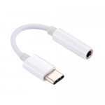 POWERTECH Καλώδιο USB Type-C (M) σε 3.5mm Jack (F), CM119B, λευκό