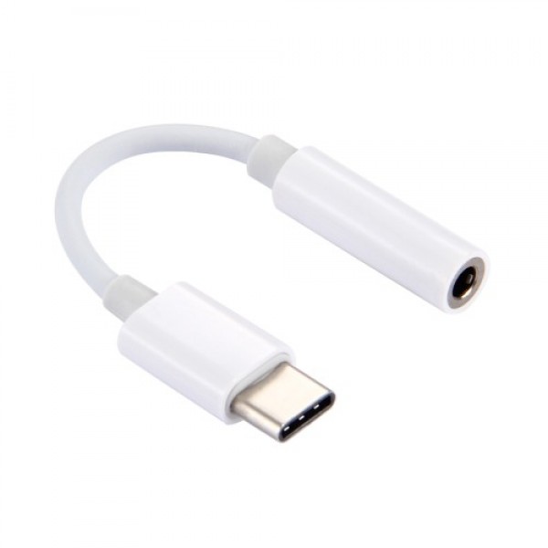 POWERTECH Καλώδιο USB Type-C (M) σε 3.5mm Jack (F), CM119B, λευκό