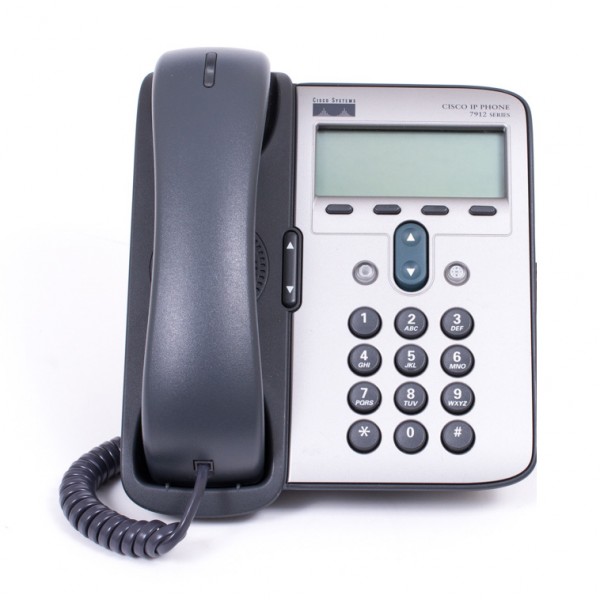 CISCO used Unified IP Phone 7912G, γκρι/ασημί