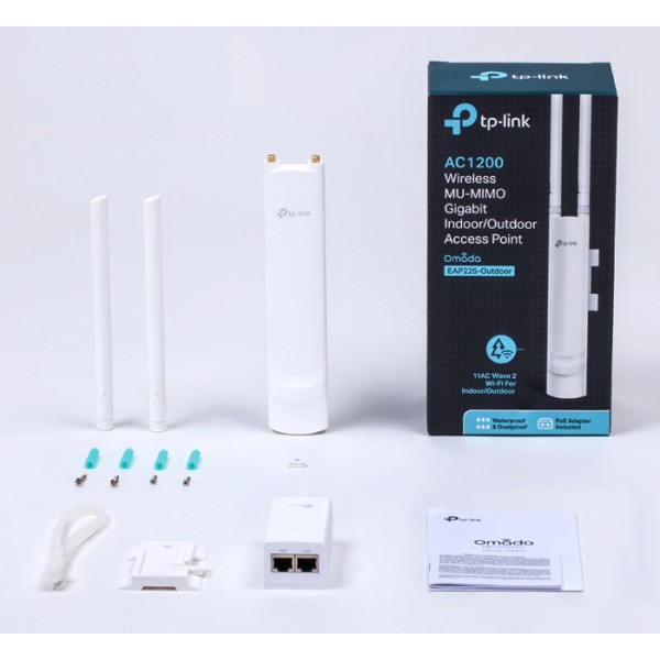 TP-LINK ασύρματο access point EAP225-OUTDOOR, AC1200 MU-MIMO, Ver. 1.0