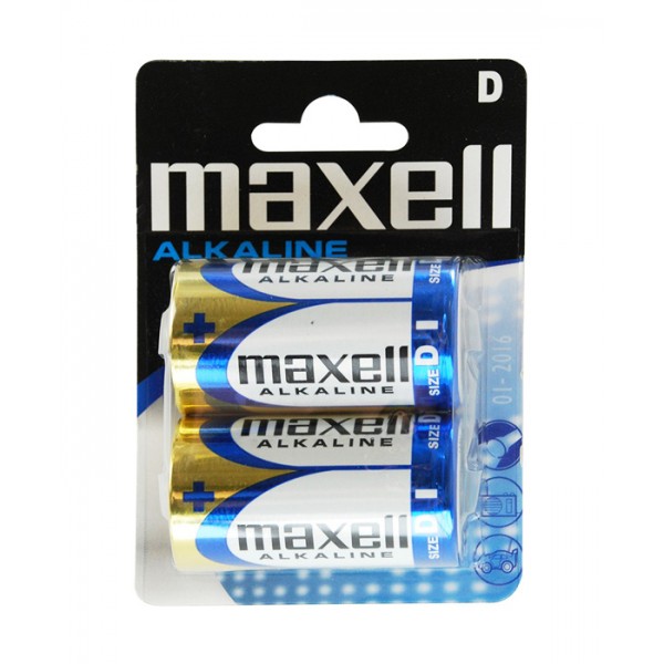 MAXELL SUPER Αλκαλική μπαταρία LR20, 1,5V 2τεμ.