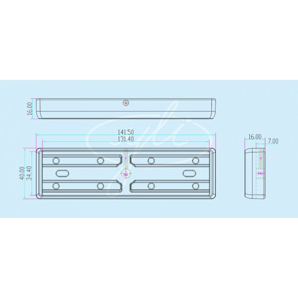 YLI ELECTRONIC Στήριγμα πλάκας μαγνήτη τύπου I