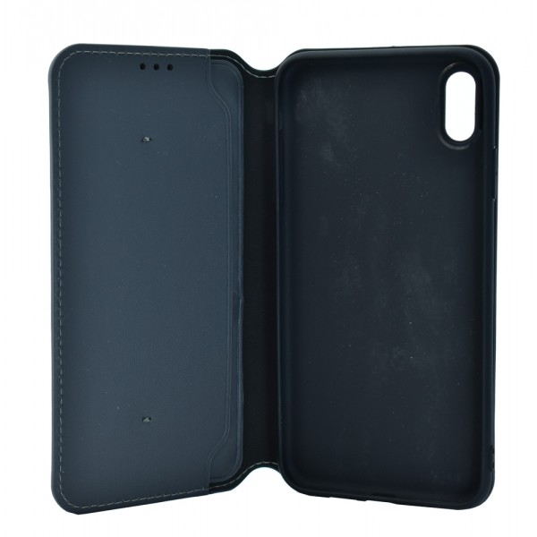 POWERTECH Θήκη Slim Leather για iPhone XS MAX, γκρι