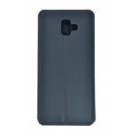 POWERTECH Θήκη Slim Leather για Samsung J6 Plus 2018, γκρι