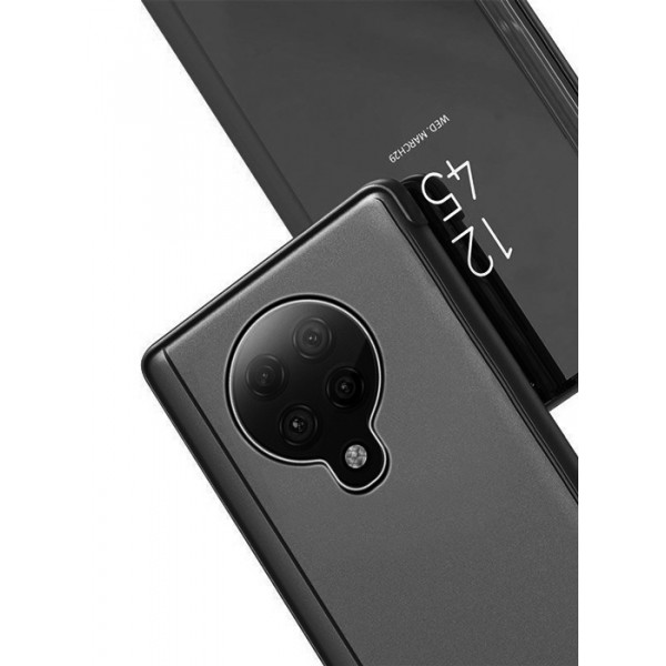 POWERTECH θήκη Clear view MOB-1513, Xiaomi Poco F2 Pro, μαύρη