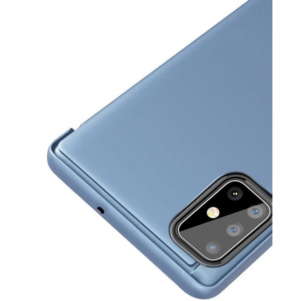 POWERTECH θήκη Clear view MOB-1516, Huawei P Smart 2020, μπλε