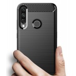 POWERTECH Θήκη Carbon Flex MOB-1524, Huawei Y6p, μαύρη