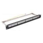 POWERTECH patch panel για rack NETW-0013, 24-port, 1U