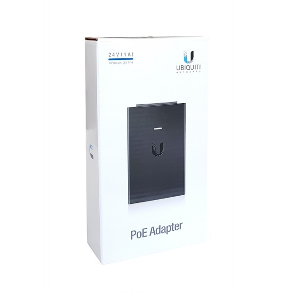 UBIQUITI PoE Adapter POE-24-24W, 24V, 1A, 24W, με power cable