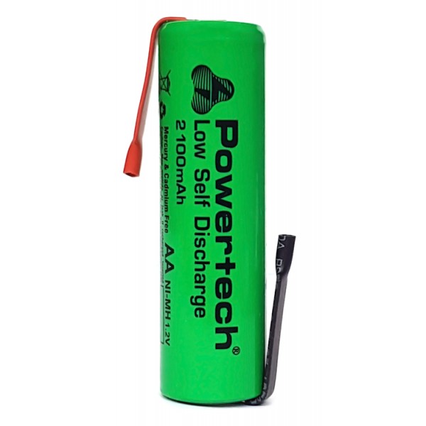 POWERTECH επαναφορτιζόμενη μπαταρία PT-792 2100mAh, AΑ (HR6), 1τμχ