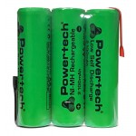 POWERTECH επαναφορτιζόμενη μπαταρία PT-793 2100mAh, AΑ (HR6), 3τμχ