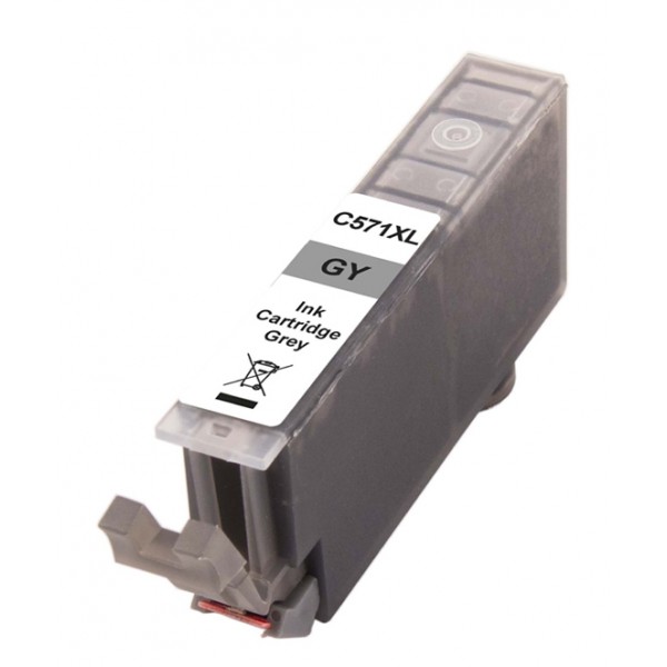 Συμβατό Inkjet για Canon, 571 XL, 12.2ml, Gray