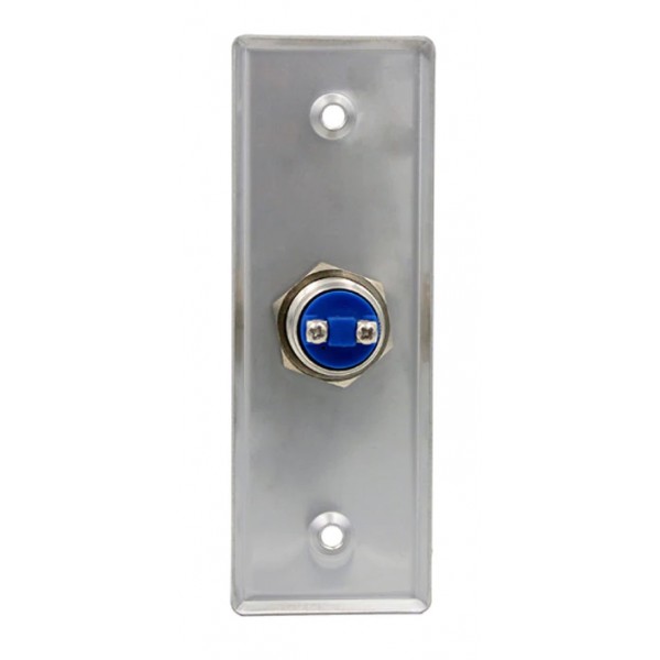 SECUKEY Χωνευτό μπουτόν SCK-CBUTTON1, 3Α, ασημί