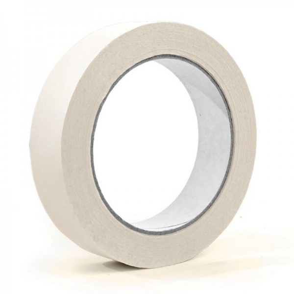 SELLOPLAST Χαρτοταινία Masking 60°C λευκή SEL-007, 19mm, 40m, 8τμχ