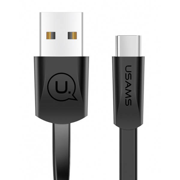 USAMS Καλώδιο USB σε Type-C US-SJ200, 1.2m, μαύρο