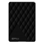 SILICON POWER εξωτερικός HDD 1TB Diamond D06, USB 3.0, Black