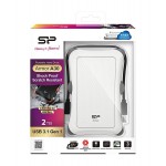 SILICON POWER εξωτερικός HDD 2TB Armor A30, USB 3.1, λευκός