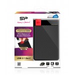 SILICON POWER Εξωτερικός HDD 4TB Diamond D30 D3L, USB 3.1, Black