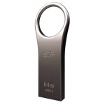 SILICON POWER USB Flash Drive Jewel 80, 64GB, USB 3.0, Titanium