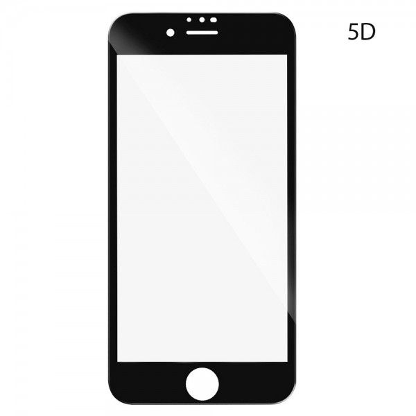 POWERTECH Tempered Glass 5D Full Glue για iPhone 7, Black