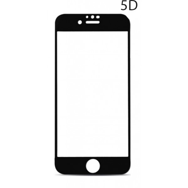 POWERTECH Tempered Glass 5D Full Glue για iPhone 6, Black