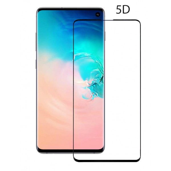 POWERTECH Tempered Glass 5D Full Glue για SAMSUNG S10e, Black