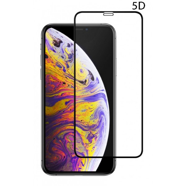 POWERTECH Tempered Glass 5D Full Glue TGC-0265 για iPhone X, μαύρο