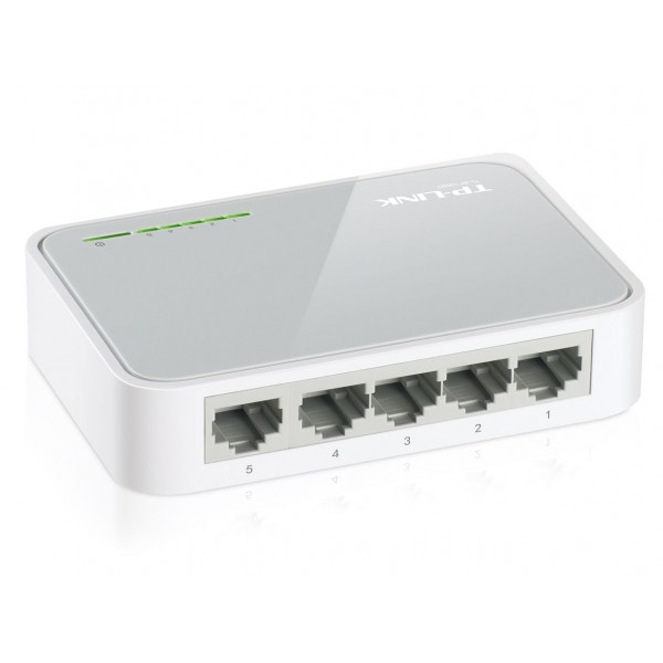 TP-LINK Desktop Switch TL-SF1005D, 5-port 10/100M, Ver. 13.0