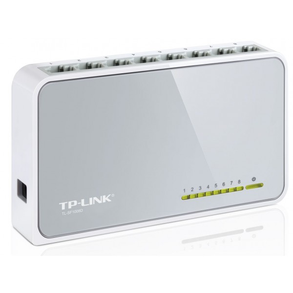 TP-LINK Desktop Switch TL-SF1008D, 8-port 10/100Mbps, Ver. 9.0