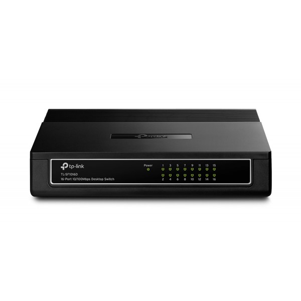 TP-LINK Desktop Switch TL-SF10016D, 10/100Mbps, 16 Θύρες, Ver. 6.0