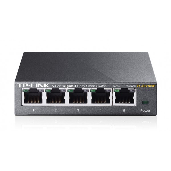 TP-LINK  Easy Smart Switch TL-SG105E,  5-Port Gigabit, Ver. 4.0