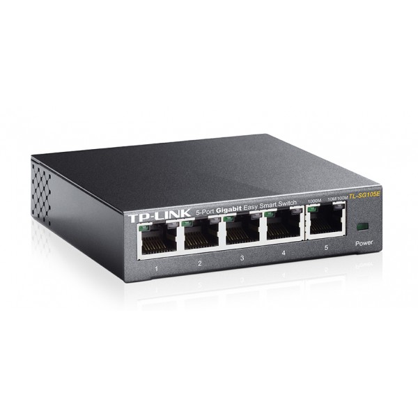 TP-LINK  Easy Smart Switch TL-SG105E,  5-Port Gigabit, Ver. 4.0