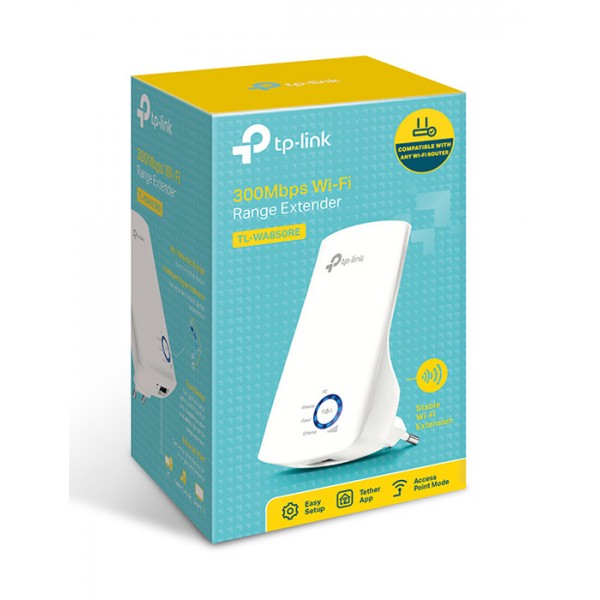 TP-LINK TL-WA850RE 300Mbps Universal WiFi Range Extender, Ver. 5.0