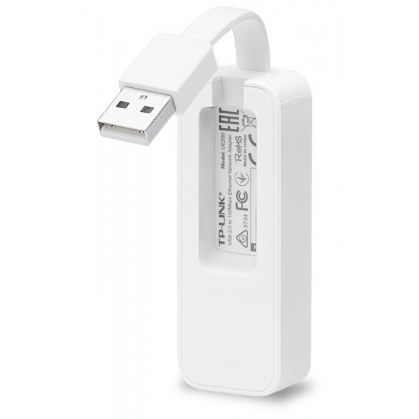 TP-LINK Network adapter UE200 USB 2.0 σε GbE 10/100Mbps, Ver. 2.0