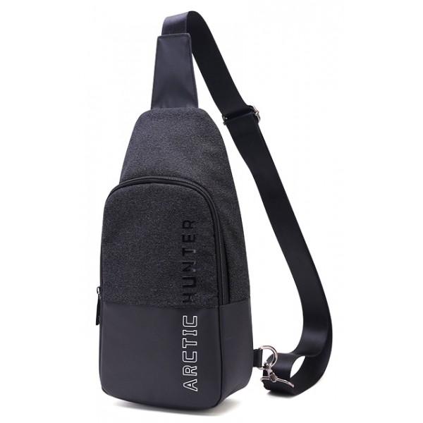 ARCTIC HUNTER τσάντα Crossbody XB0058-BK, αδιάβροχη, μαύρη