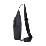 ARCTIC HUNTER τσάντα Crossbody XB13001-BK, αδιάβροχη, μαύρη