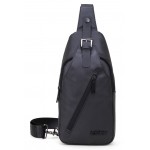 ARCTIC HUNTER τσάντα Crossbody XB13006-BK, αδιάβροχη, μαύρη