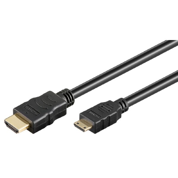 GOOBAY καλώδιο HDMI σε HDMI Mini με Ethernet 31934, 4K 3D, 30AWG, 5m