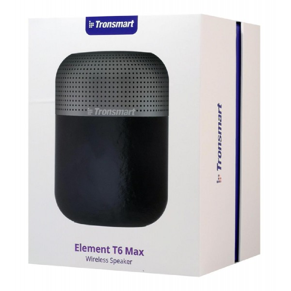 TRONSMART φορητό ηχείο Element T6 Max, 60W, Bluetooth, 12000mAh, μαύρο